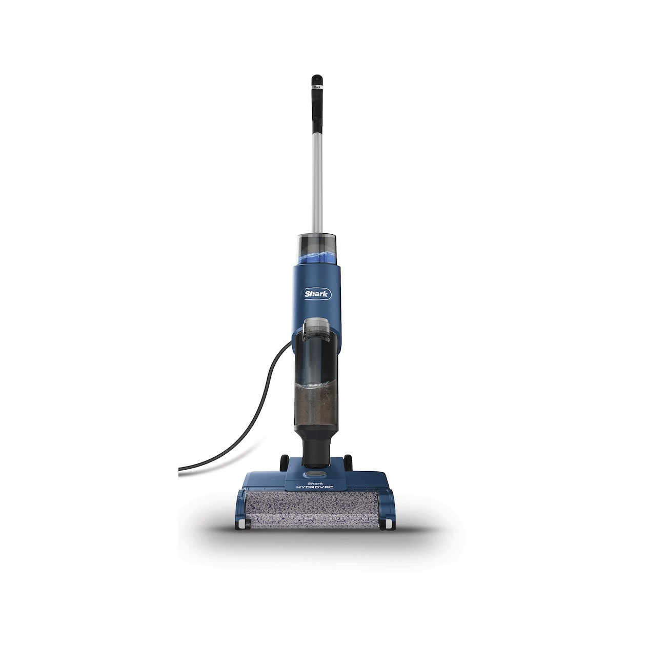 Shark HydroVac WD100EU Corded Hard Floor Cleaner Blauw - Stoomreiniger met Antimicrobiële Draaiende Borstel voor Stofzuigen en Reinigen