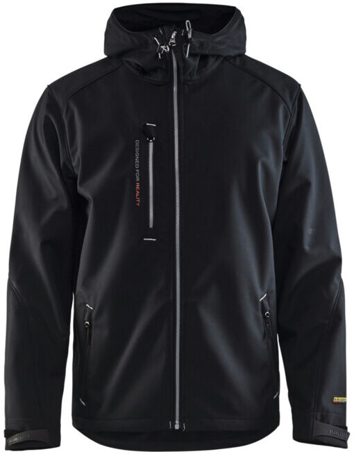 Blakläder Veste softshell, noir / argent, Taille unisexe: M (494925179992M)
