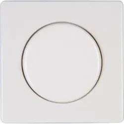 Kopp 493329189 VENEDIG - Abdeckung für Dimmer / Druck-Wechselschalter, Farbe: reinweiß