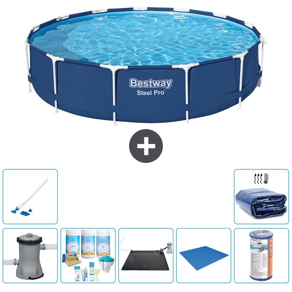 Bestway Steel Pro Rund - 396x84 cm - 8-teilig S21617