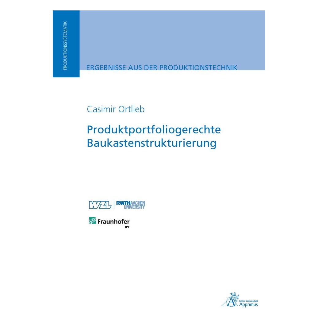 Apprimus Produktportfoliogerechte Baukastenstrukturierung (Deutsch, Softcover, Casimir Ortlieb) (55990800)