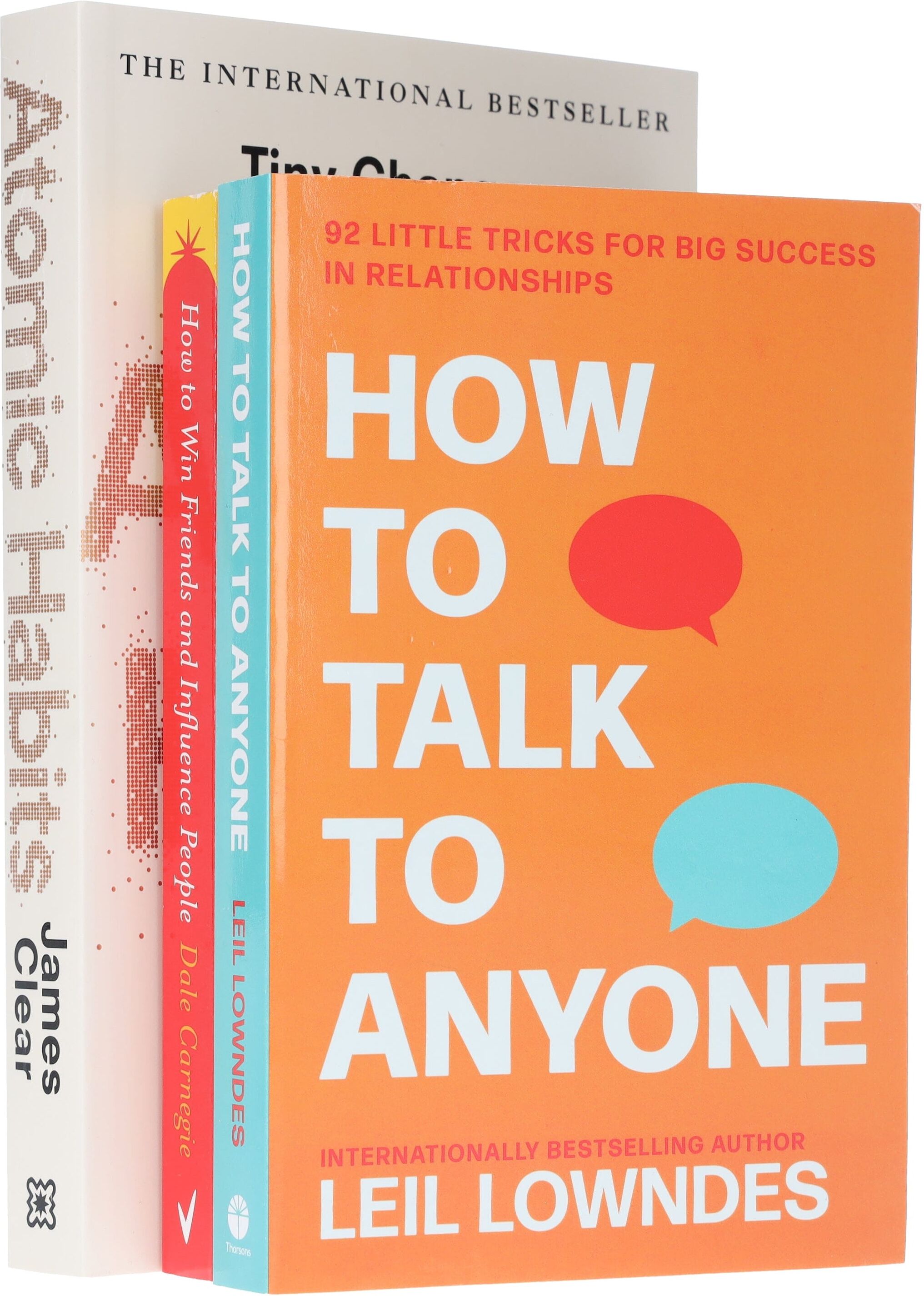 Atomic Habits, How To Talk To Anyone & How to Win Friends and Influence People: 3 Books Collection - Non Fiction - Paperback Various
