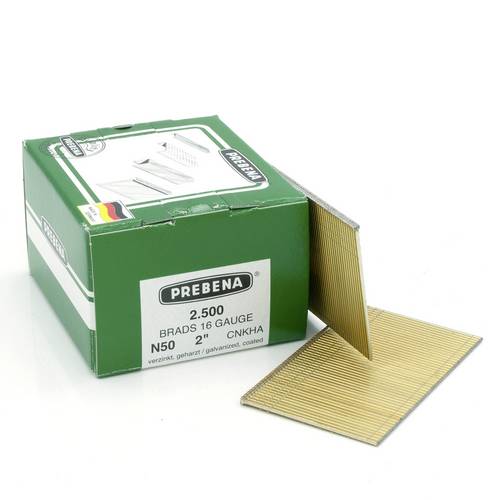 Prebena N50CNKHA Stauchkopfnägel-Set Produktabmessung, Länge 50mm 2500St.