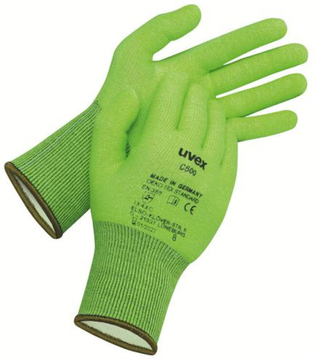 uvex Schutzhandschuh C 500 60497 Gr. 8 ; UVEX SAFETY Gloves GmbH & Co. KG (6049708)
