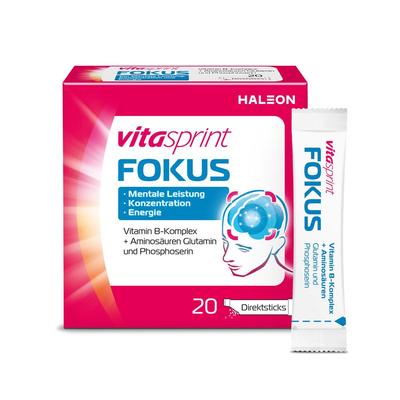 Vitasprint Fokus Direktsticks 20 St Granulat