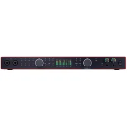 Focusrite Scarlett 18i20 4th Gen, Audio Interface, Rot, Schwarz