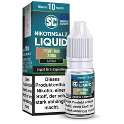 Fruit Mix Soda 10ml NicSalt Liquid by SC 10ml / 10mg