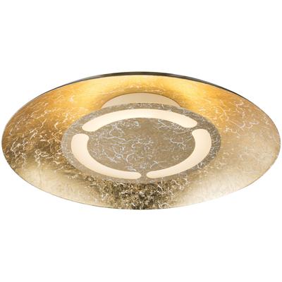 GLOBO LIGHTING LED Deckenleuchte "TABEA", gold (goldfarben), 1 Stk., Leuchten, Deckenlampe, Wohnbereich, Schlafzimmer, LED Deckenleuchte