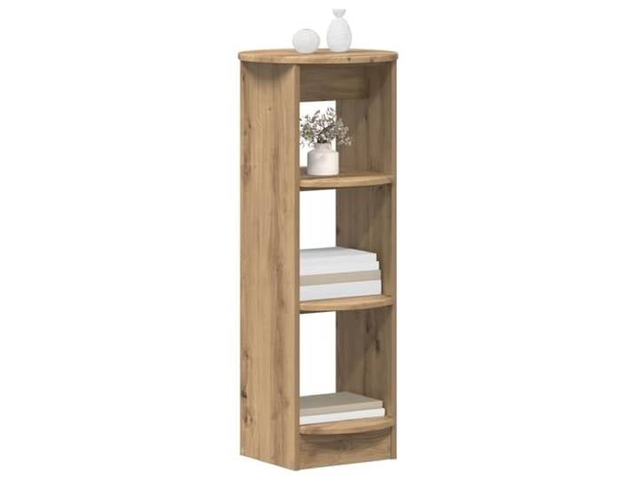 KTHLBRH Sideboard Eiche Handwerk 40 x 40 x 100 cm Technisches Holz, 2 Böden, 20 kg pro Boden, minimalistisches Design, einfache Montage