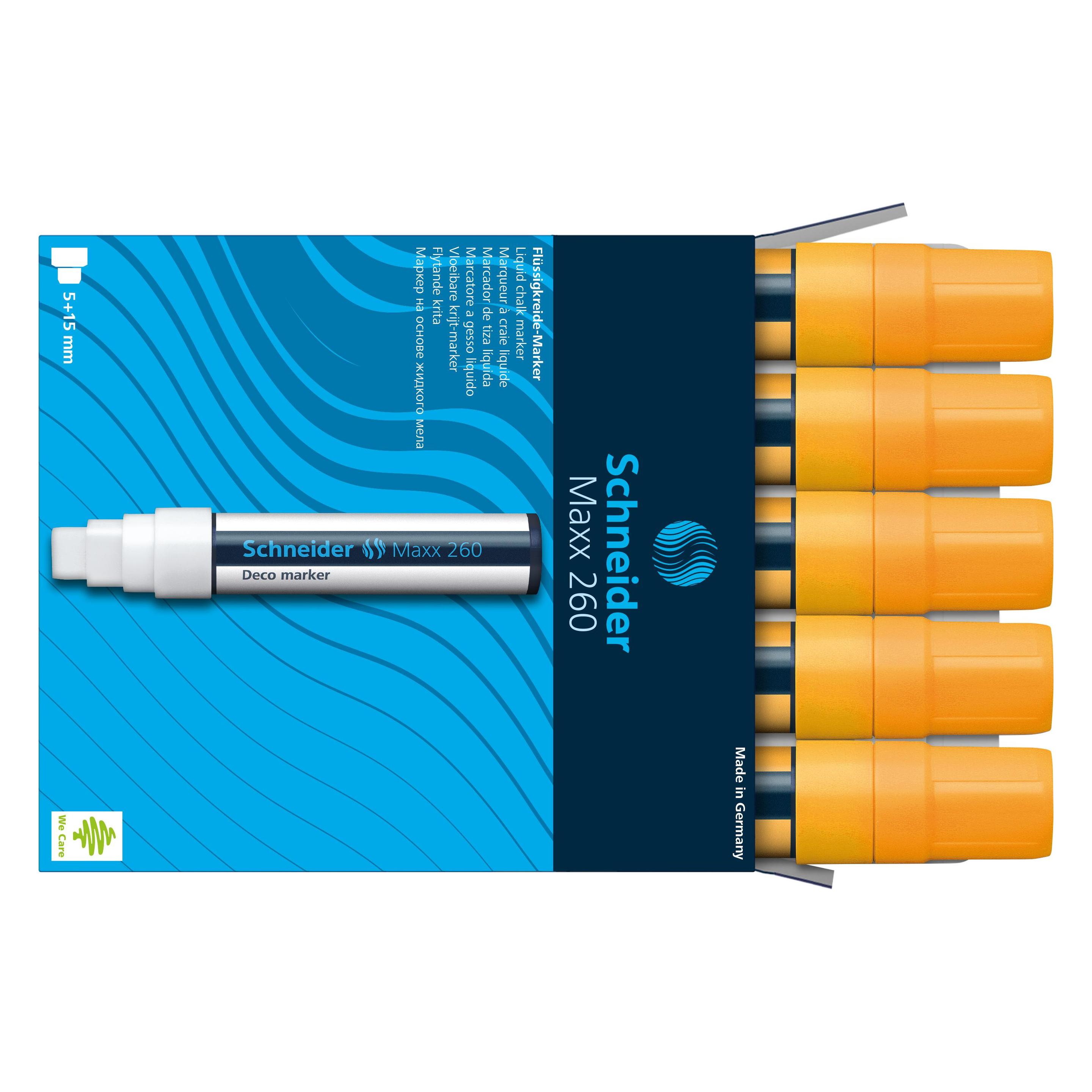 Schneider Kreidemarker Maxx 260 5-15mm orange (1x) (126006)