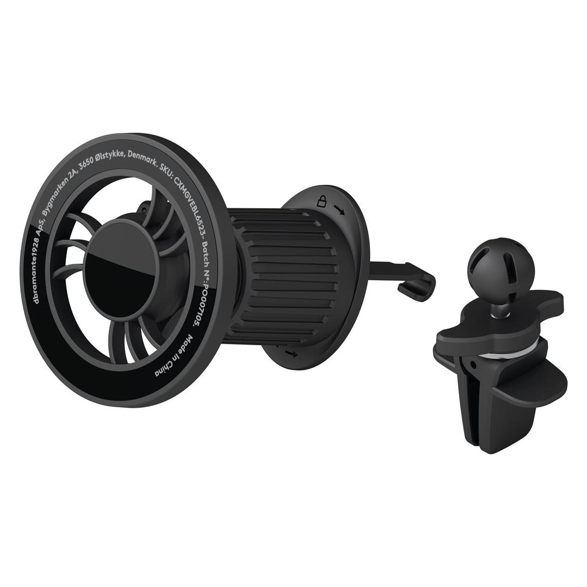 dbramante1928 re-charge-Car Holder-Vent-magnetic-BLK (CXMGVEBL6523)