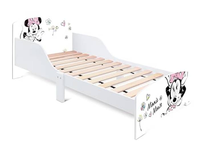 ARDITEX Disney Minnie Kinderbett für Mädchen 70×143×60 cm mit Sicherheitsseiten – Ideal ab 3 Jahren – Pure Linie