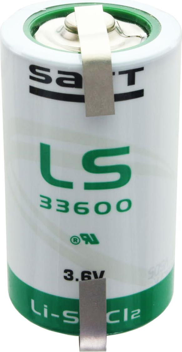 SAFT LS33600 Lithium batterij 3.6V primaire batterij met soldeertip