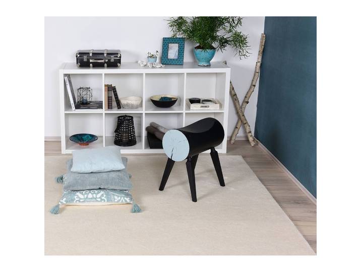 Tapis en laine Nakarta Blanc 70 x 140cm Laine