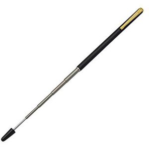Wedo Teleskop-Zeigestab 2366, aus Edelstahl, schwarz / silber, ausziehbar bis 64 cm