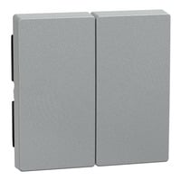 Wippe Aluminium für Rollladenschalter und Wipptaster Einsatz Typ 435560 aluminium, Retail