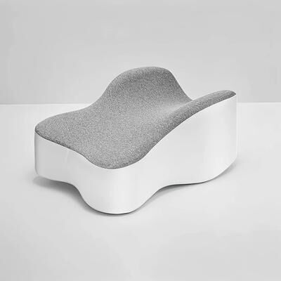 Inspire Select Memory Foam Leg & Knee Pillow For Side Sleepers Orthopedic Between Legs Pillow For Sciatica, Back & Hip Pain light Grey
