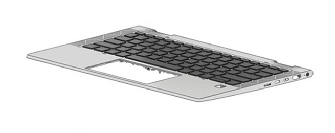 Hp I Sps-Topcover W/Kb Cp Bl Pvcy Gr