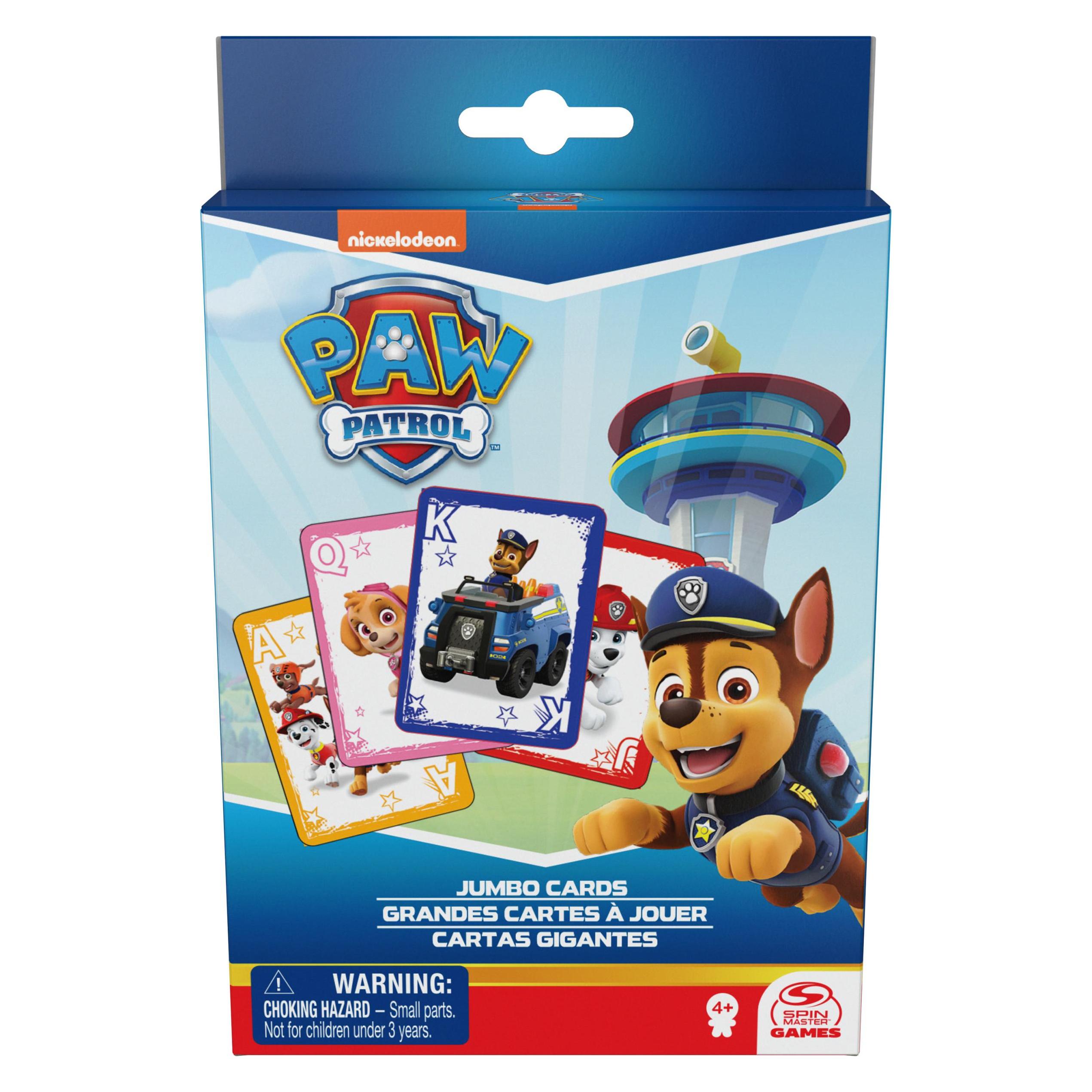 Spin Master Paw Patrol Jumbokarten von Games, Spiele für Kinder Kartenspiele Brettspiele für Kinder (2 - 8 Spieler) (6066830)