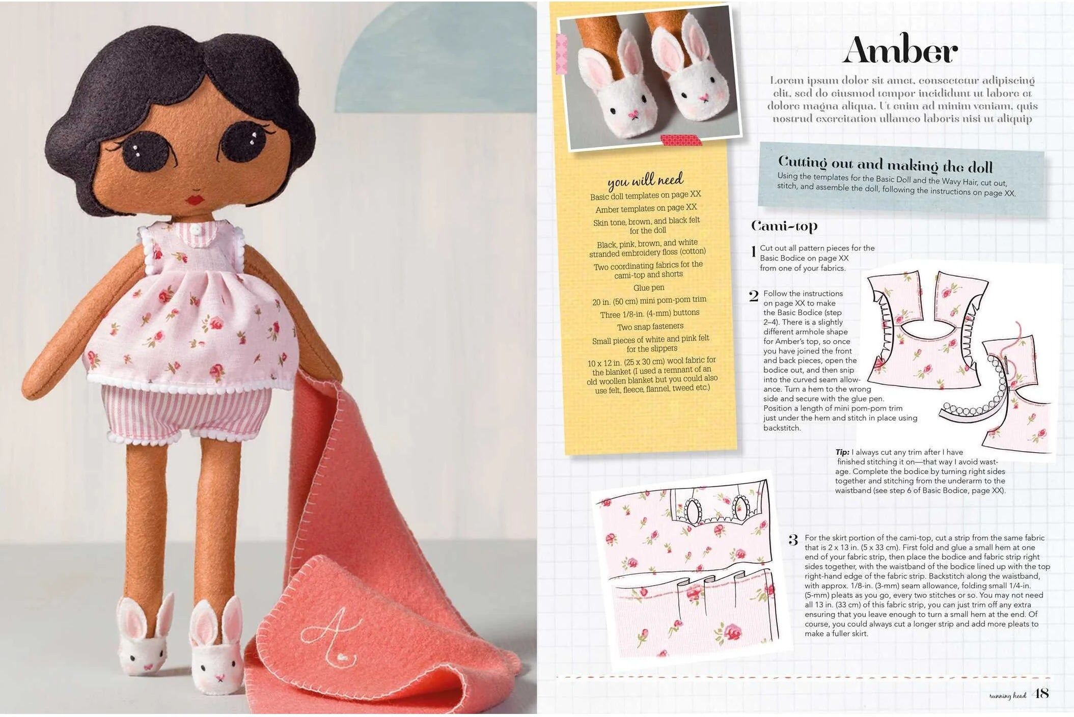 Sew Your Own Dolls: 25 Stylish Dolls to Make and Personalize by Louise Kelly - CICO Books Paperback Craft Book - 25 Doll Sewing Patterns for Adults