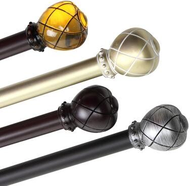 InStyleDesign Emperor 1 Inch Diameter Adjustable Curtain Rod