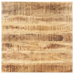 vidaXL Tischplatte Massivholz Mango 25-27 mm 80x80 cm