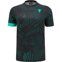 Macron, Herren, Sportshirt, Juan (S), Türkis, Schwarz