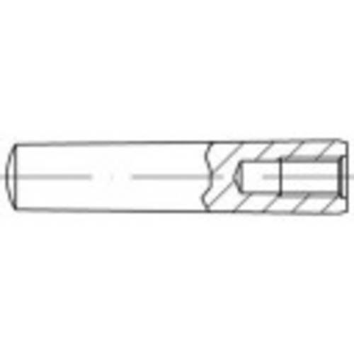 TOOLCRAFT 144718 Kegelstift (Ø x L) 10mm x 28mm Stahl 10St.