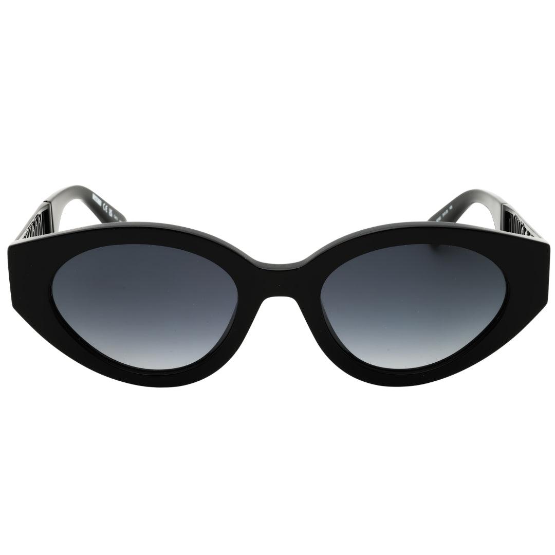 Moschino Marken-sonnenbrille Mit Bügeln, Schwarz