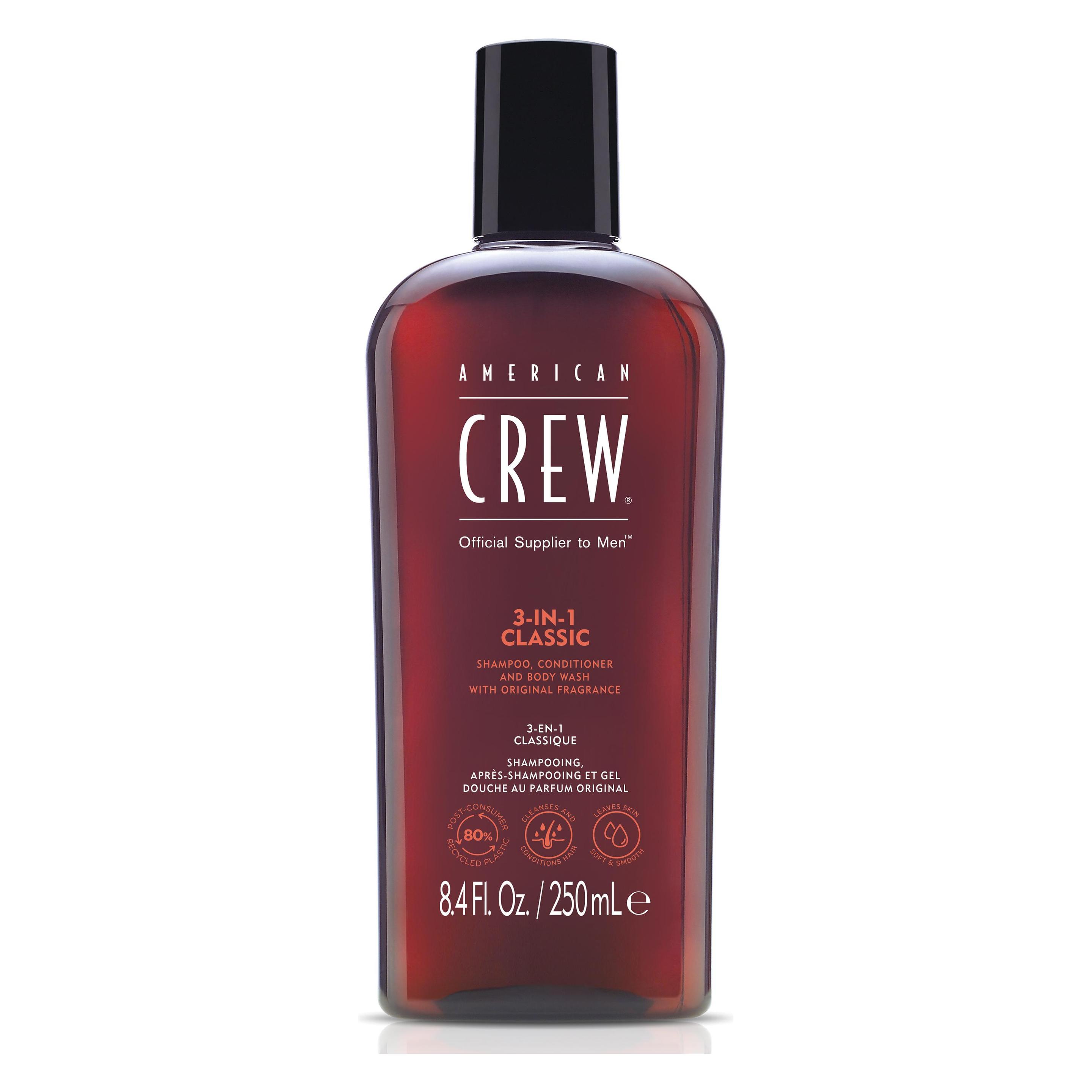American Crew Classic 3 in 1 (Flüssiges Shampoo, 250 ml) (669316058220)