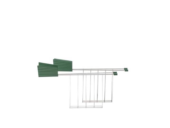 Alessi MDL08RA GR Set van twee broodroosterrekken, kunststof