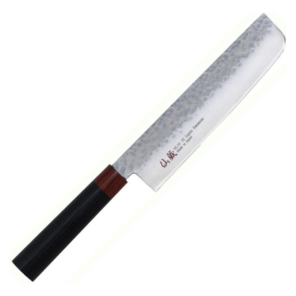 Kanetsu Klassisches japanisches Gemüsemesser mit Holzgriff (19 cm) (20230)