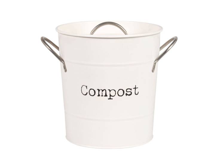 Kompost, grau und schwarz