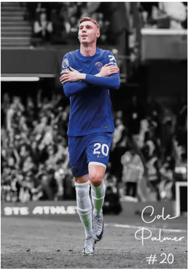 Inspire Picks Famous Soccer Player Canvas Poster Modern Football Wall Art For Home & Living Room Decor 6 20x30cm Unframed