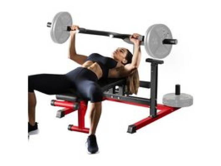 VEVOR Brustpresse, 204 kg belastbares Bankdrückset, verstellbare flache Schrägbank mit unabhängigen konvergierenden Armen, obere Brust-Ausrüstung, Heim-Fitnessgerät für Brust Bauchmuskeltraining