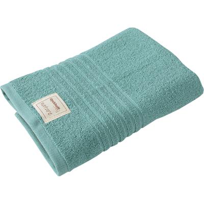 Handtuch DYCKHOFF "Nature", blau (ozean), B:50cm L:100cm, Frottier, Obermaterial: 100% Baumwolle, Handtücher