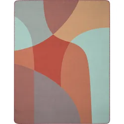 Biederlack Wohn- und Kuscheldecke 'Lava' 150 x 200 cm Bunt