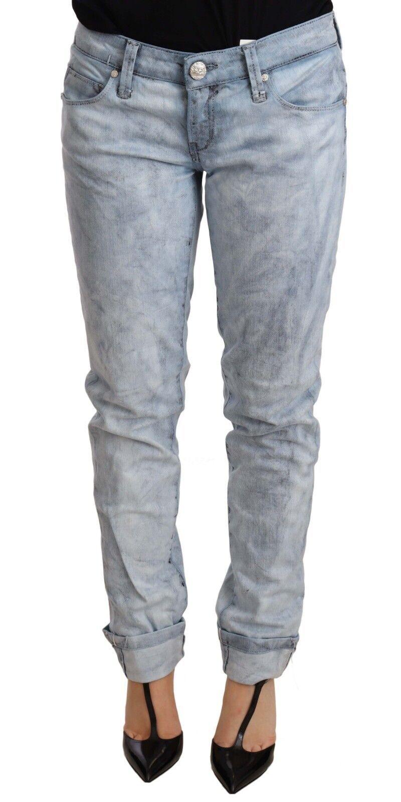 Acht Skinny Acid Wash Jeans