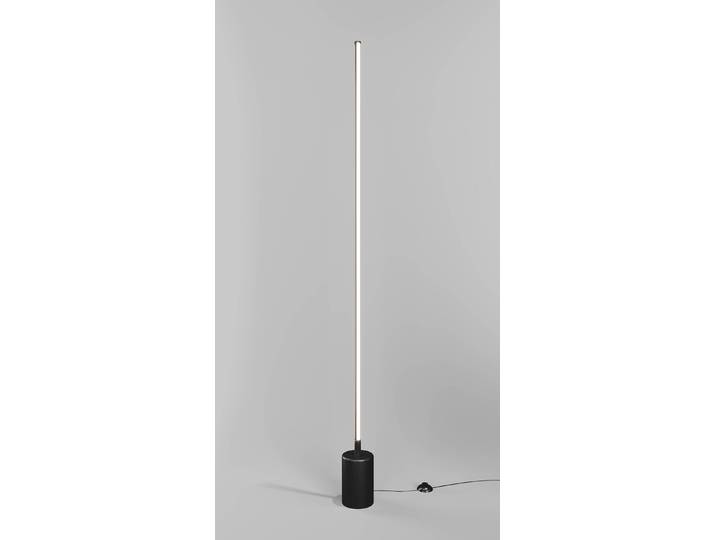 Lampadaire LED Flow Ø 1cm Noir Plexiglas / Métal mixte LED Module LED