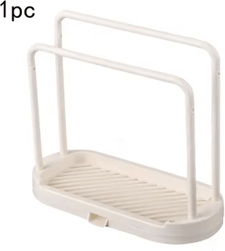 Inspire Picks Kitchen Sink Drain Storage Basket For Sponge And Rag Organization white 1pc