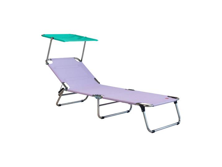 Fiam Amigo Top Pop Sonnenliege Lilac-aqua green