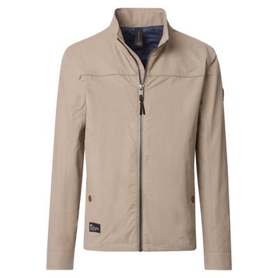Blouson CASAMODA "CASAMODA Blouson uni", Herren, Gr. L, beige, 100% Baumwolle, Jacken Blouson