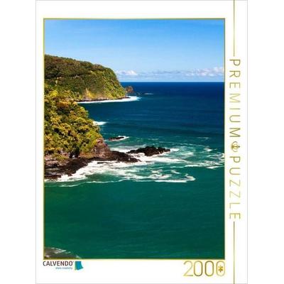 CALVENDO Puzzle Küstenstraße nach Hana | 2000 Teile Lege-Größe 90 × 67 cm Foto-Puzzle für glückliche Stunden