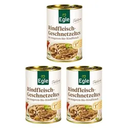 EGLE Bio Rindfleisch- Geschnetzeltes exklusiv bei QVC Inhalt 1.200g