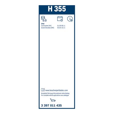 BOSCH Wischblatt Rear 3397011435 für Chrysler DODGE JEEP