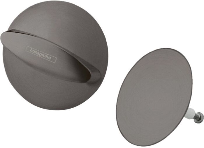 Hansgrohe Flexaplus Fertigmontageset 58185340 brushed black chrome, Ab-/Überlaufgarnitur