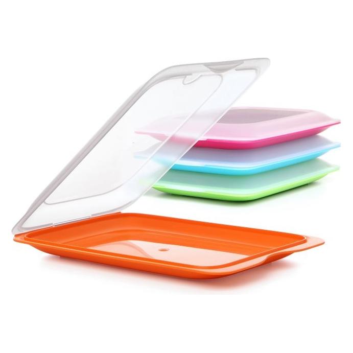 MPL Partikas-Aufbewahrungsbehälter für gekühlte, geschnittene Produkte Fresh 17x25 2x3 2 cm, sortiert (1 l) (TATAY)