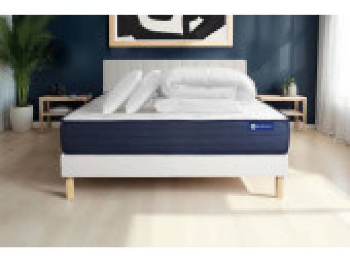 Pack Literie - Matelas et - Livré avec 1 Couette et 2 Oreillers