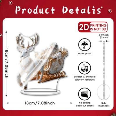 Uplift Treasures Bohemian Christmas Desktop Decoration Gift Ornament 1pcg