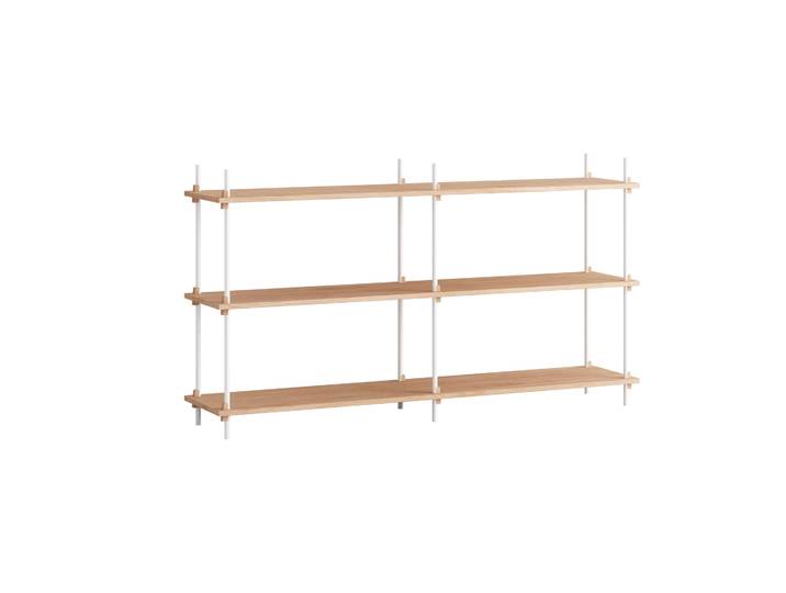MOEBE Moebe shelving system s.85.2.B Chêne-blanc
